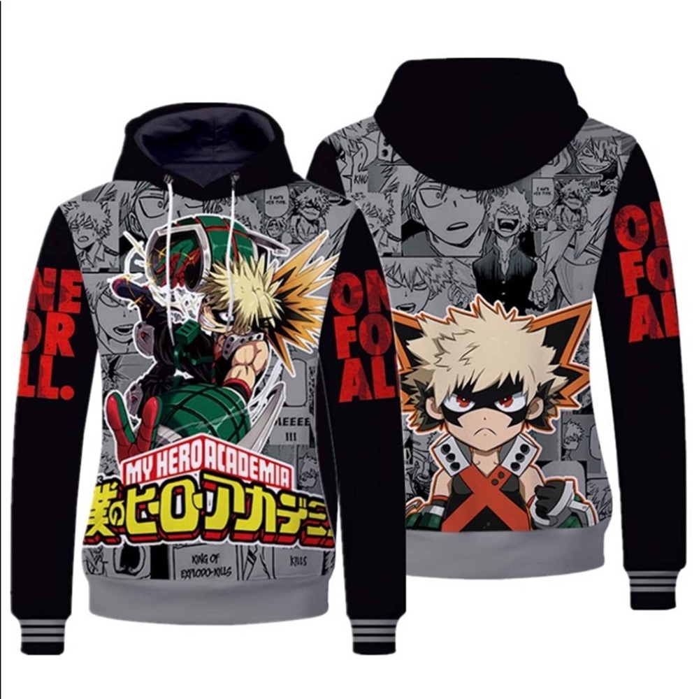 My Hero Academia Bakugo hoodie